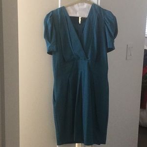 Gianni Bini teal pocket dress